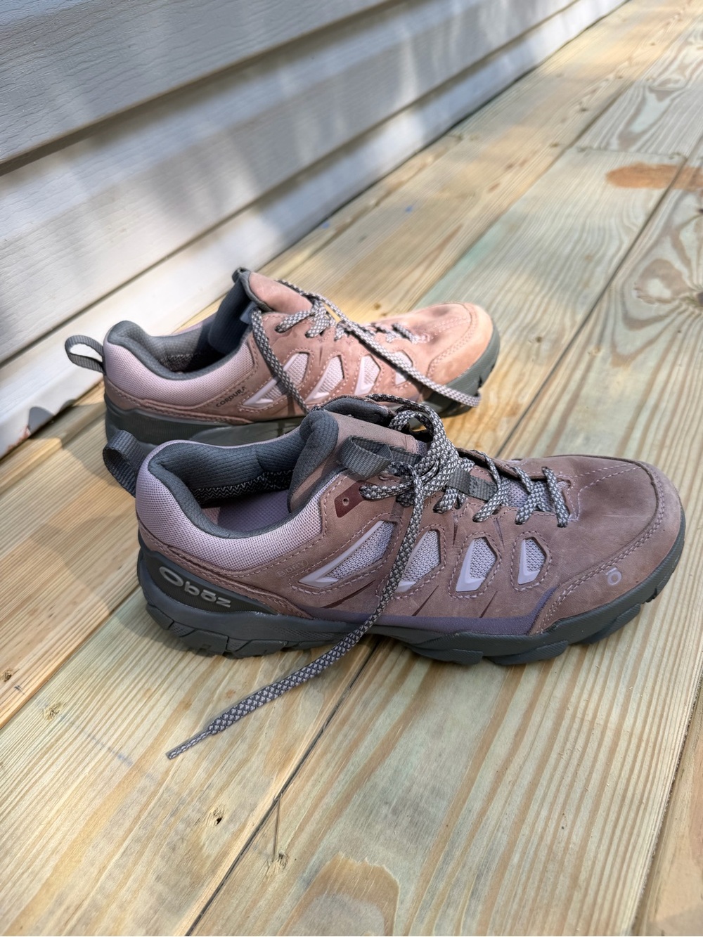 Oboz Sawtooth II Low B-DRY Waterproof Hiking Shoes Women’s 8 Dusty Rose - Picture 2 of 5
